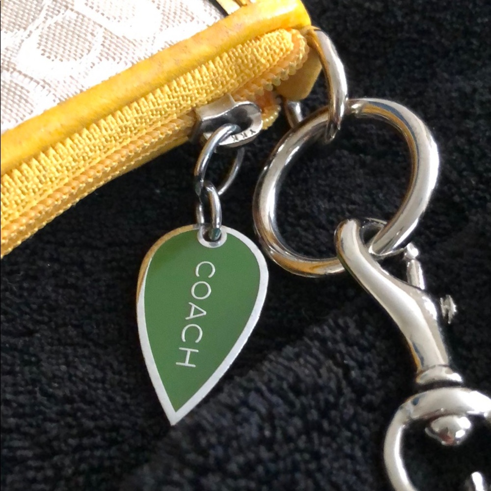 Coach RARE Limited Ed. Lemon Wedge Coin Bag/Purse - Picture 2 of 3